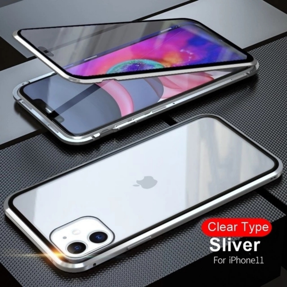 For iPhone 11 Magnetic Phone Case 360 Protection